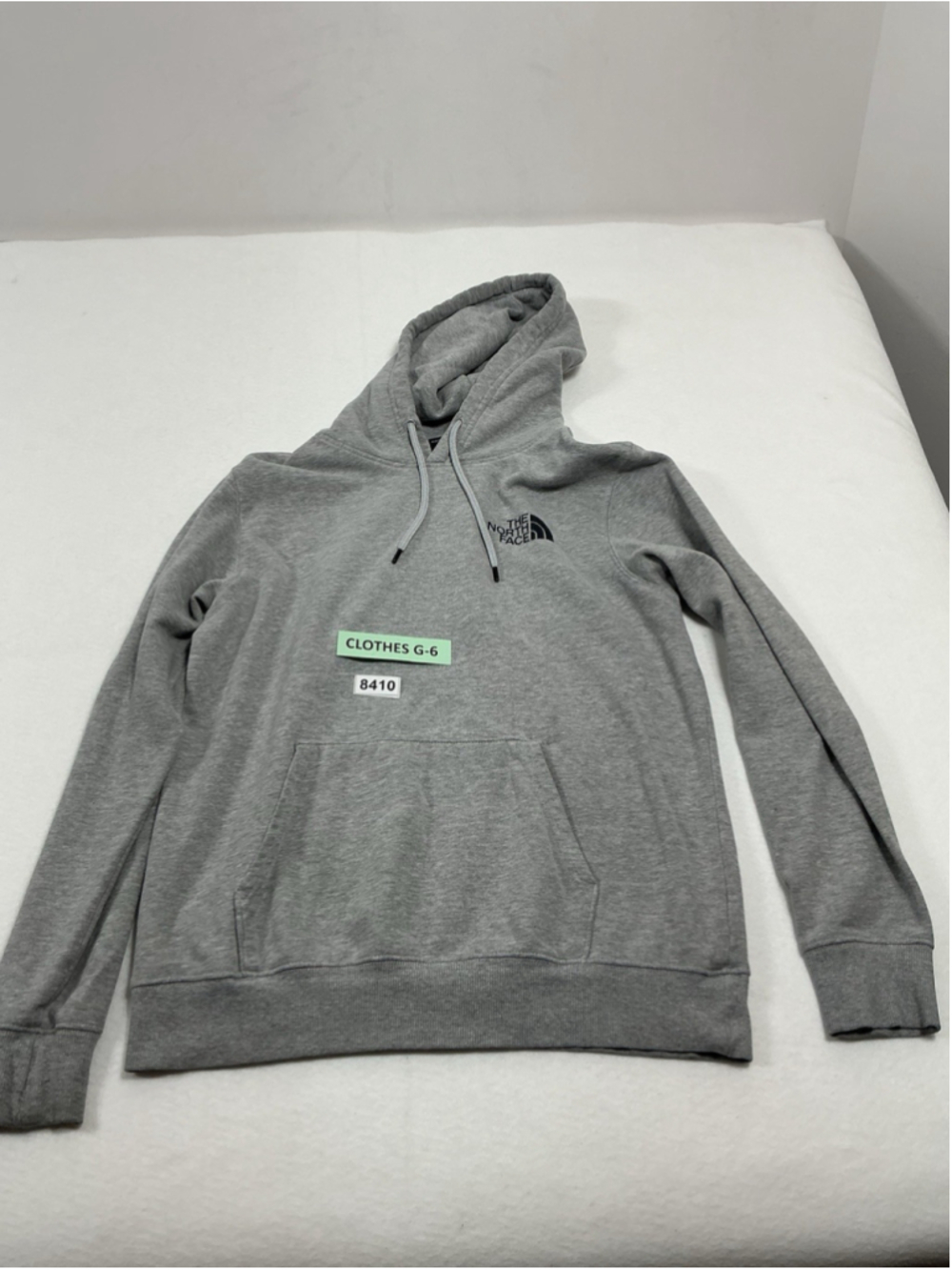 Mens The North Face Pullover Hoodie Medium Gray Kangaroo Pockets